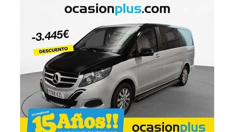 Plateado Usado 2019 Mercedes V220 Exclusive Monovolumen | 34.455 € (Super precio) - Imagen 1/4