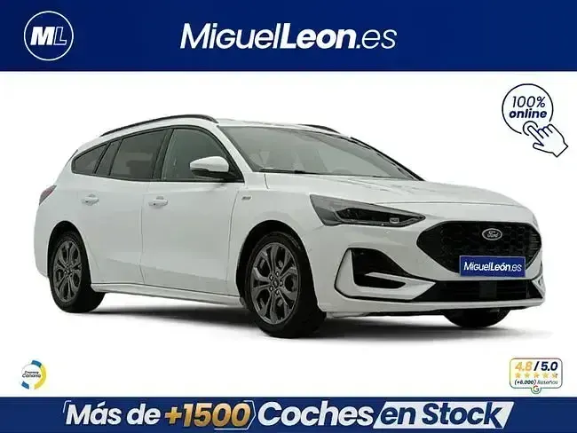 Usado Ford Focus ST-Line 125 CV (91 kW) 2023 Blanco Familiar