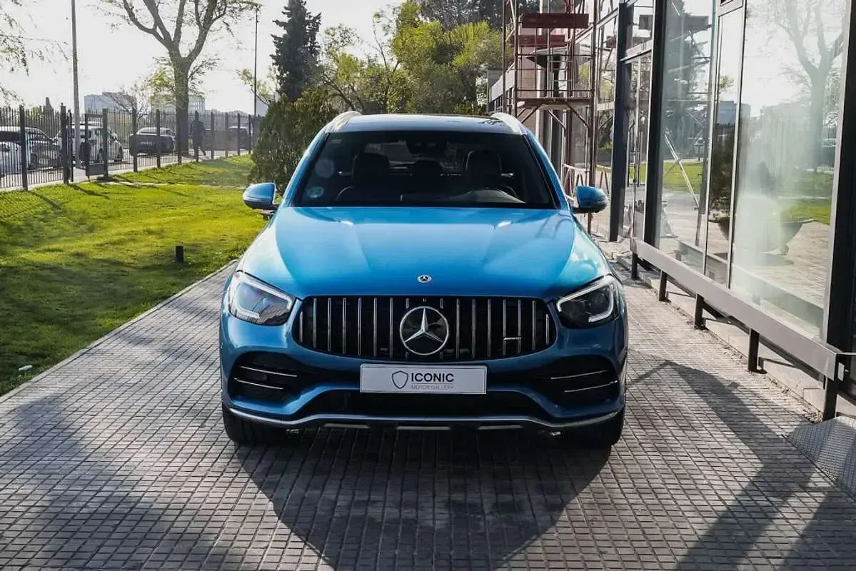 Käytetty Mercedes GLC43 AMG AMG 390 HP (286 kW) 2021 Sininen Katumaasturi