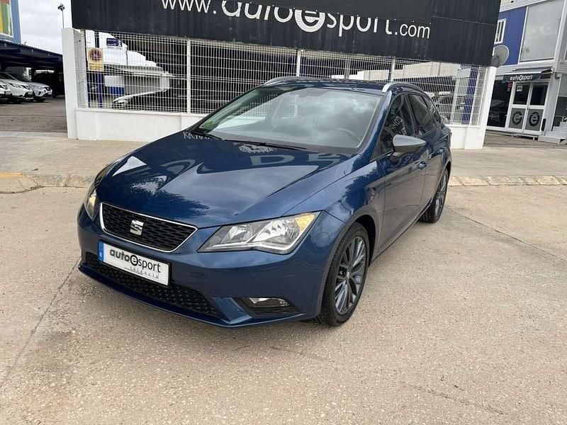 Azul Usado 2015 Seat Leon ST Style Familiar | 13.900 € (Precio justo) - Imagen 1/4
