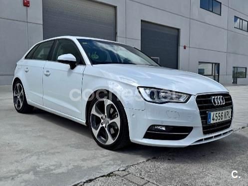 Blanco Usado 2015 Audi A3 Sportback S-Line Utilitario | 13.000 € (Buen precio) - Imagen 1/4