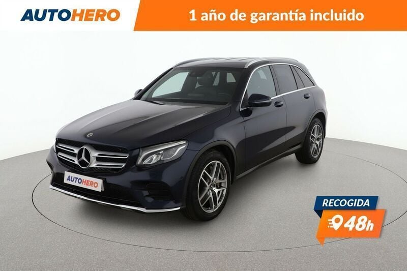 Azul Usado 2017 Mercedes GLC220 AMG line SUV | 29.199 € (Buen precio) - Imagen 1/3