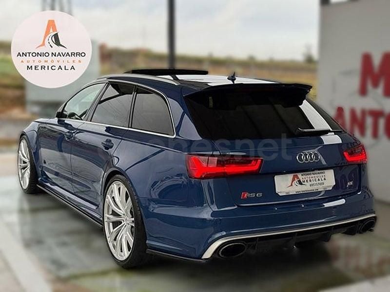 Usado Audi RS6 Performance 605 CV (444 kW) 2018 Azul Familiar
