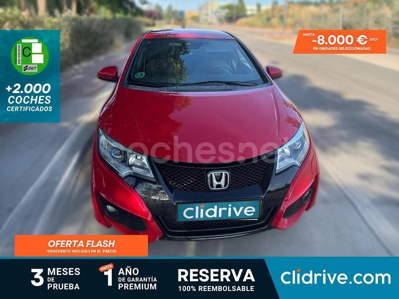 Rojo Usado 2015 Honda Civic Sport Berlina | 9190 € (Precio justo) - Imagen 1/3