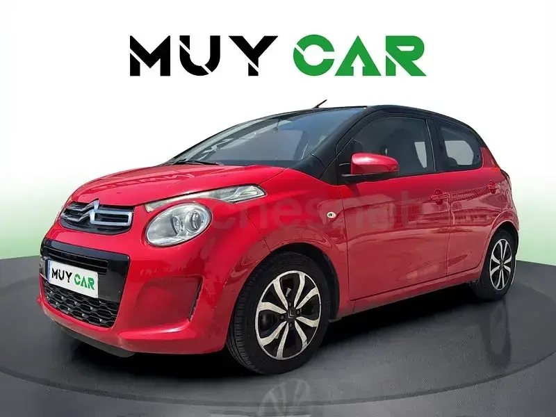 Usado Citroën C1 PureTech 82 CV (60 kW) 2018 Rojo Utilitario