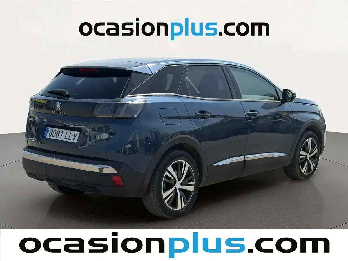 Usado Peugeot 3008 Allure 130 CV (95 kW) 2020 Azul SUV