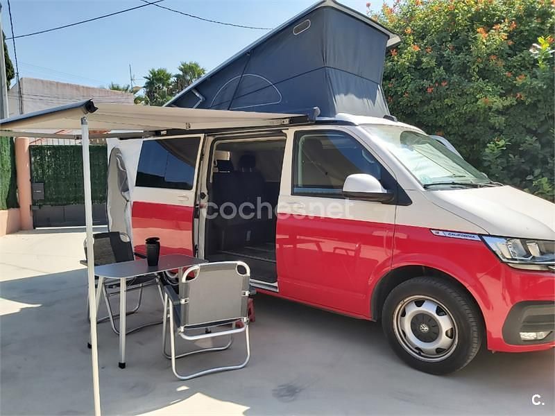 Rojo Usado 2021 VW California Beach Van | 57.750 € (Un poco caro) - Imagen 1/4