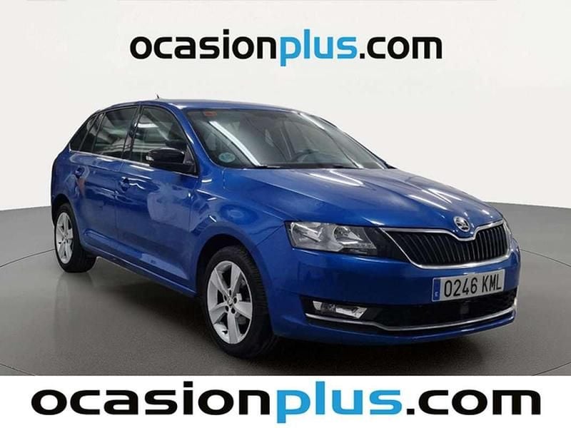 Usado Skoda Rapid 95 CV (69 kW) 2018 Azul Utilitario