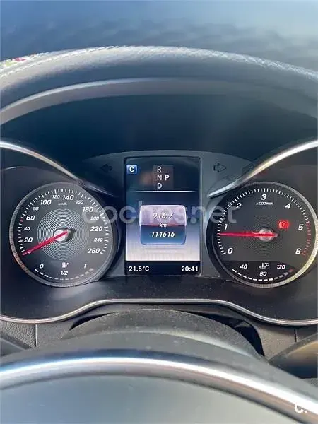 Usado Mercedes C220 AMG line 170 CV (125 kW) 2016 Gris / plata Coupe