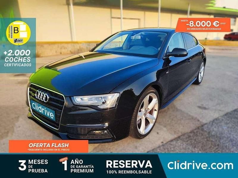 Negro Usado 2014 Audi A5 Sportback Premium Berlina | 15.290 € (Precio justo) - Imagen 1/3