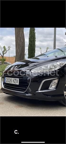 Usado Peugeot 308 CC Active 115 CV (84 kW) 2014 Negro Descapotable