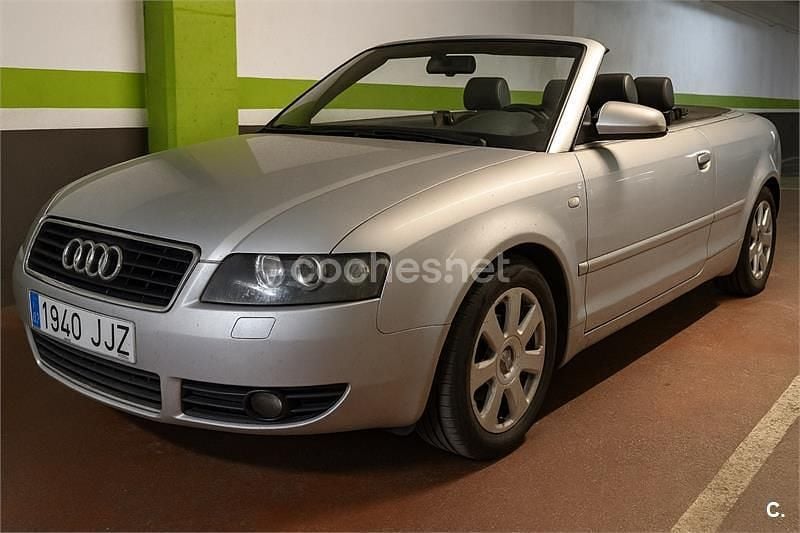 Gris / plata Usado 2002 Audi A4 Cabriolet Descapotable | 6400 € (Precio justo) - Imagen 1/4