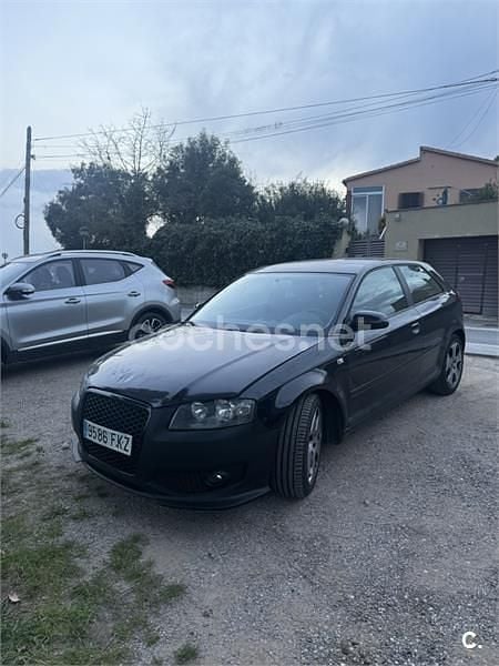 Usado Audi A3 Ambiente 140 CV (102 kW) 2007 Negro Utilitario