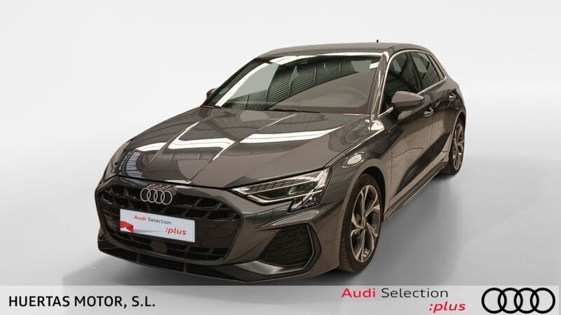 Gris Usado 2024 Audi A3 Sportback S-Line Berlina | 36.000 € (Caro) - Imagen 1/4