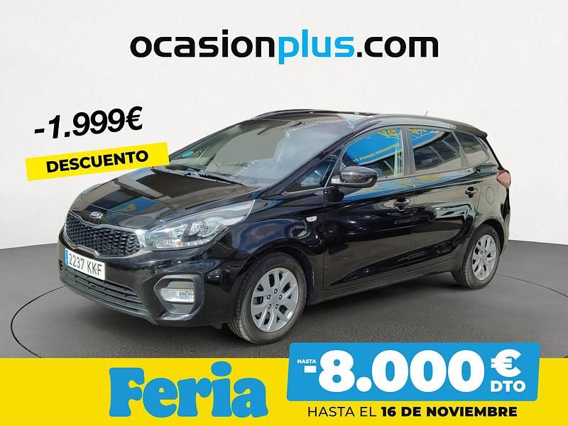 Negro Usado 2018 Kia Carens Monovolumen | 16.490 € (Un poco caro) - Imagen 1/4