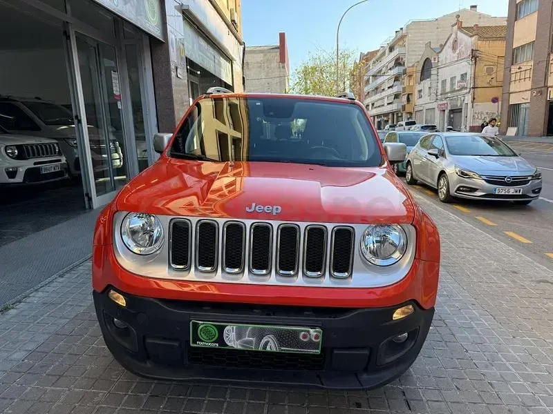 Usado Jeep Renegade Limited 140 CV (102 kW) 2018 Naranja SUV