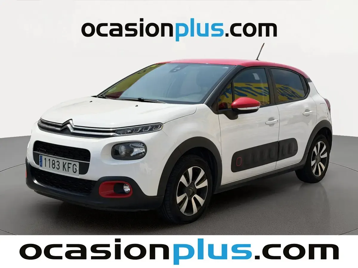Usado Citroën C3 Feel 82 CV (60 kW) 2017 Blanco Utilitario