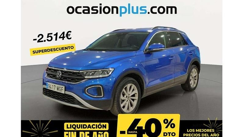 Azul Usado 2023 VW T-Roc Life SUV | 20.169 € (Buen precio) - Imagen 1/4