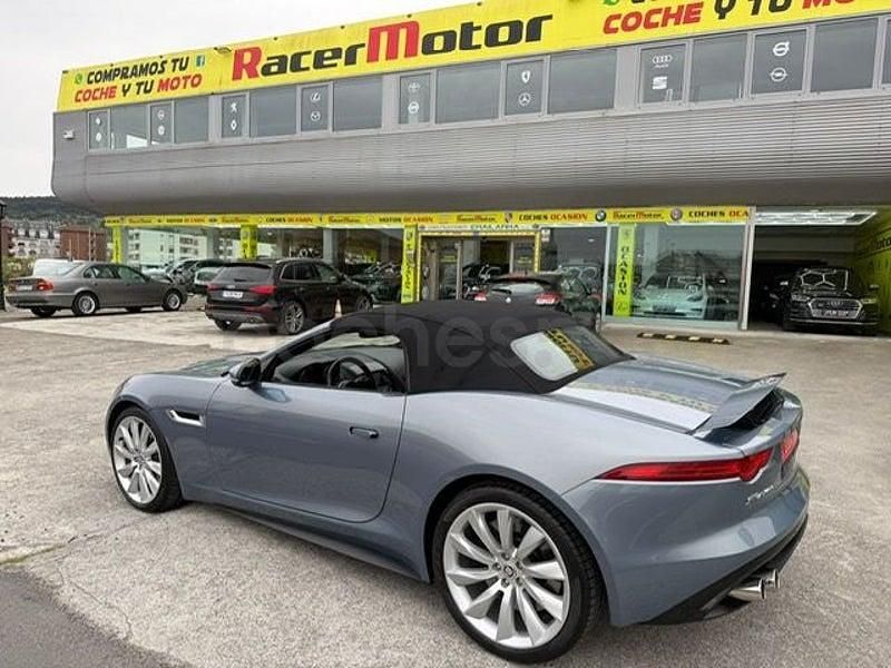 Usado Jaguar F-Type S 495 CV (364 kW) 2013 Gris / plata Descapotable