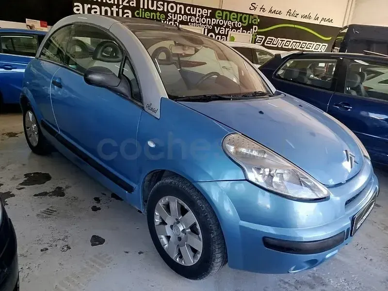 Usado Citroën C3 Pluriel 75 CV (55 kW) 2003 Azul Descapotable