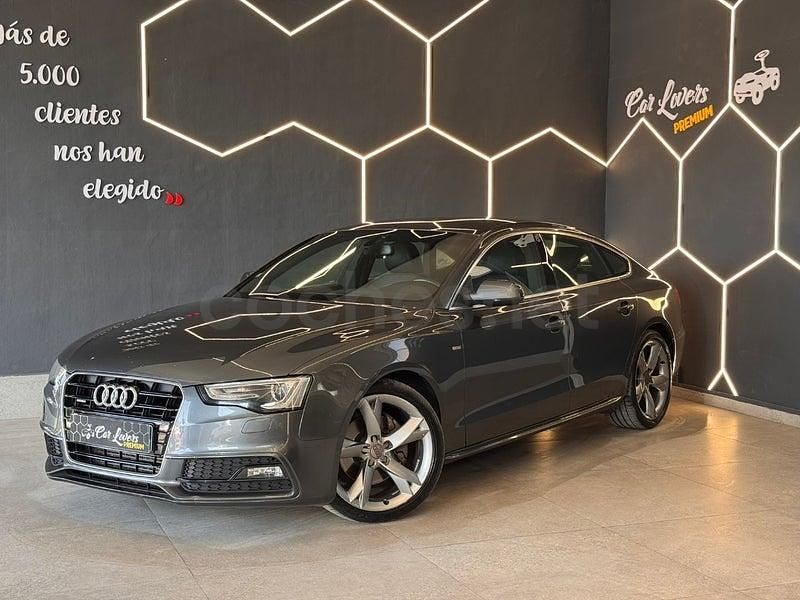 Usado Audi A5 Sportback S-Line 245 CV (180 kW) 2014 Gris / plata Utilitario
