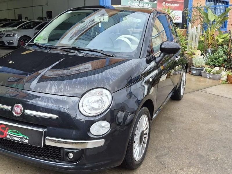 Usado Fiat 500 Lounge 69 CV (50 kW) 2011 Negro Berlina