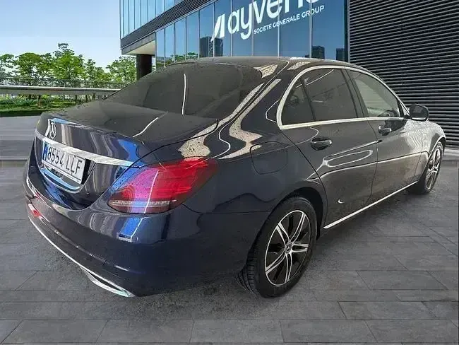 Usado Mercedes C200 160 CV (117 kW) 2020 Azul Berlina