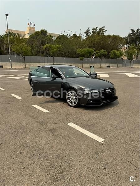 Usado Audi A5 Sportback S-Line 177 CV (130 kW) 2017 Gris / plata Utilitario