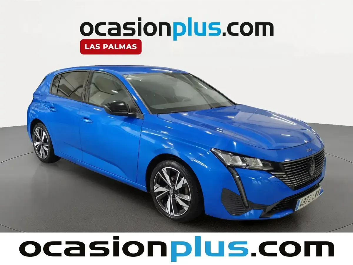 Usado Peugeot 308 Allure 130 CV (95 kW) 2022 Azul Berlina