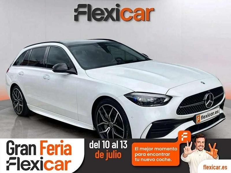 Blanco Usado 2022 Mercedes C220 Familiar | 37.880 € (Caro) - Imagen 1/4