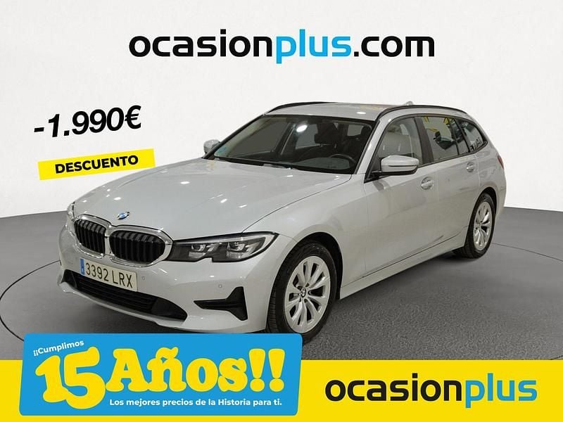 Gris Usado 2021 BMW 318 Familiar | 21.890 € (Precio justo) - Imagen 1/4