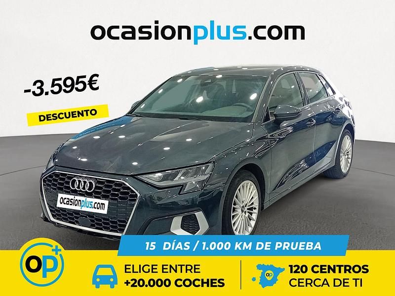 Gris Usado 2023 Audi A3 Advanced Plus Berlina | 23.490 € (Buen precio) - Imagen 1/4