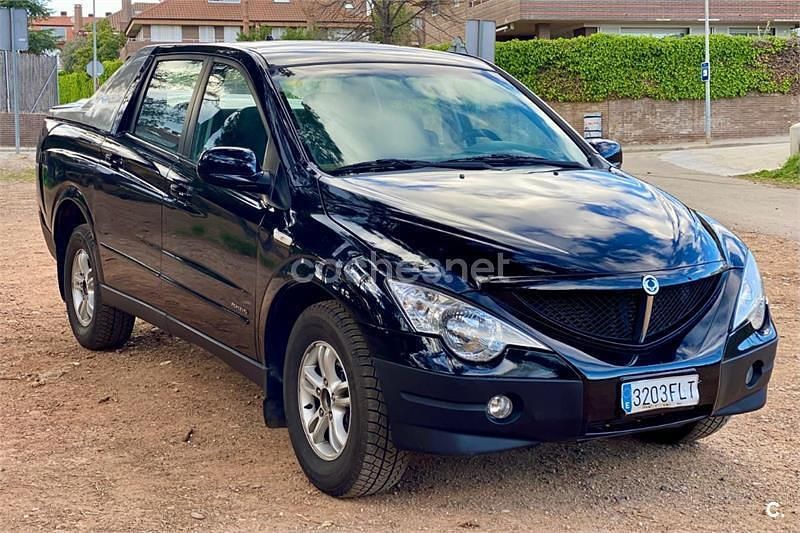 Usado Ssangyong (KGM) Actyon 141 CV (103 kW) 2007 Negro Pickup/Camioneta