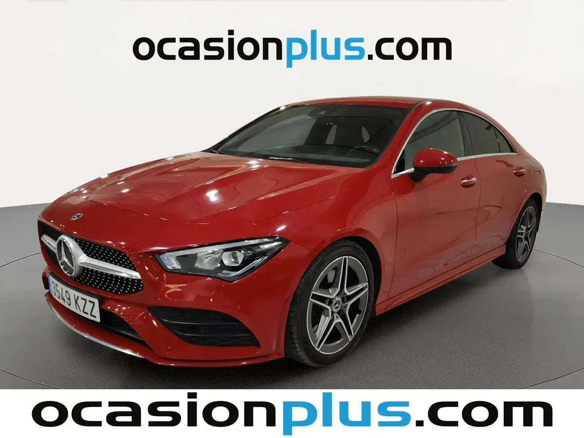 Usado Mercedes CLA200 AMG 163 CV (119 kW) 2019 Rojo Coupe