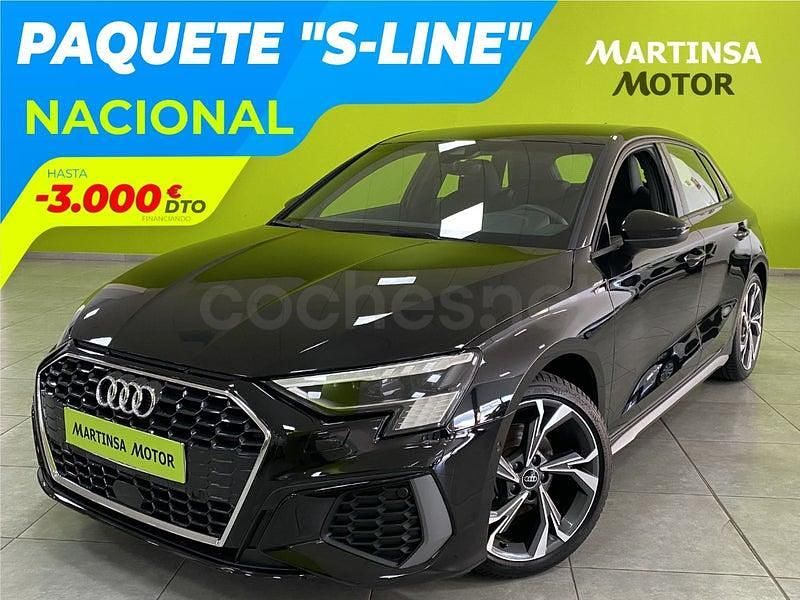 Usado Audi A3 S-Line 150 CV (110 kW) 2024 Negro Berlina