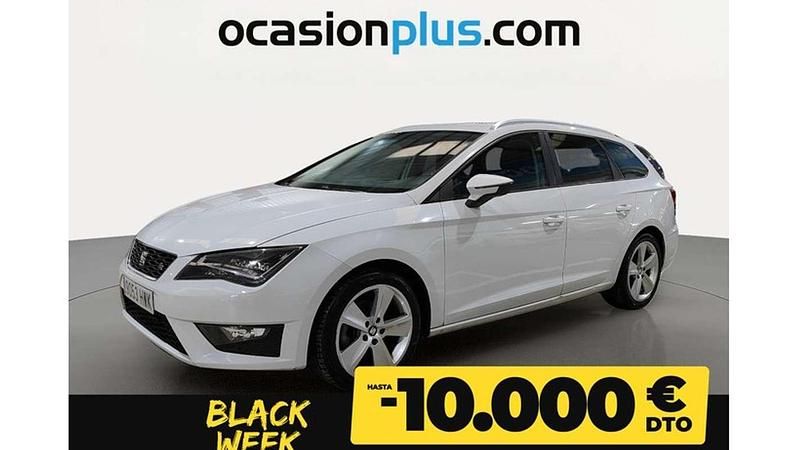Blanco Usado 2014 Seat Leon ST FR Familiar | 7290 € (Precio justo) - Imagen 1/4
