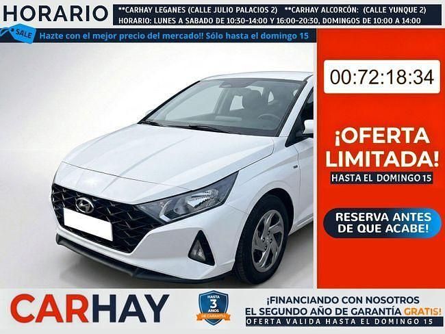Usado Hyundai i20 101 CV (74 kW) 2021 Blanco Utilitario