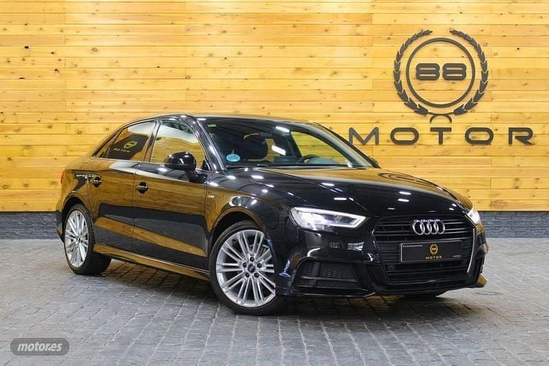 Negro Usado 2018 Audi A3 S-Line Berlina | 17.970 € (Precio justo) - Imagen 1/4