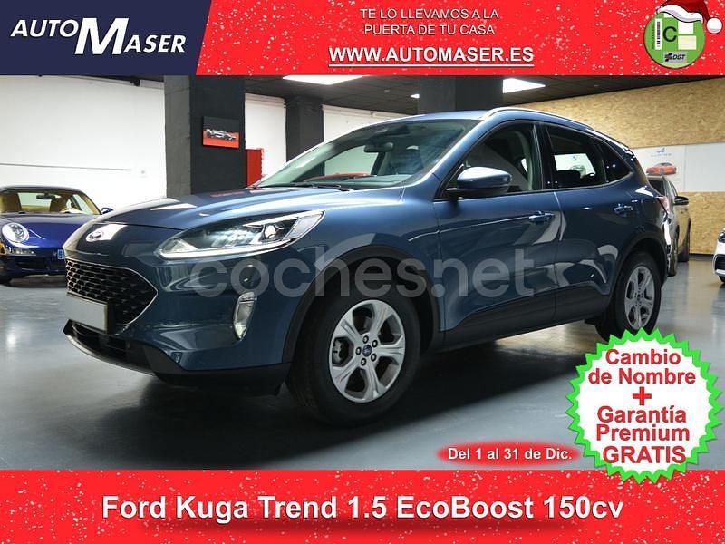 Azul Usado 2021 Ford Kuga Trend SUV | 18.500 € (Super precio) - Imagen 1/4