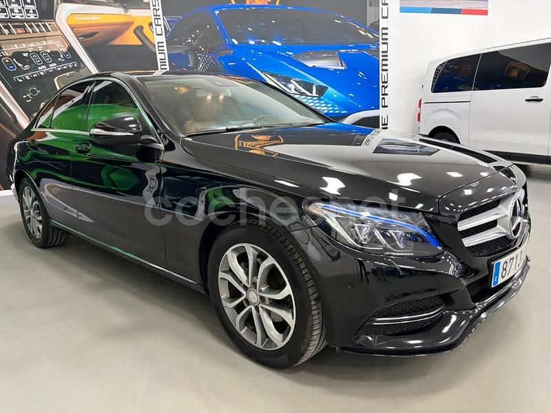 Negro Usado 2015 Mercedes C220 Berlina | 13.999 € (Buen precio) - Imagen 1/4