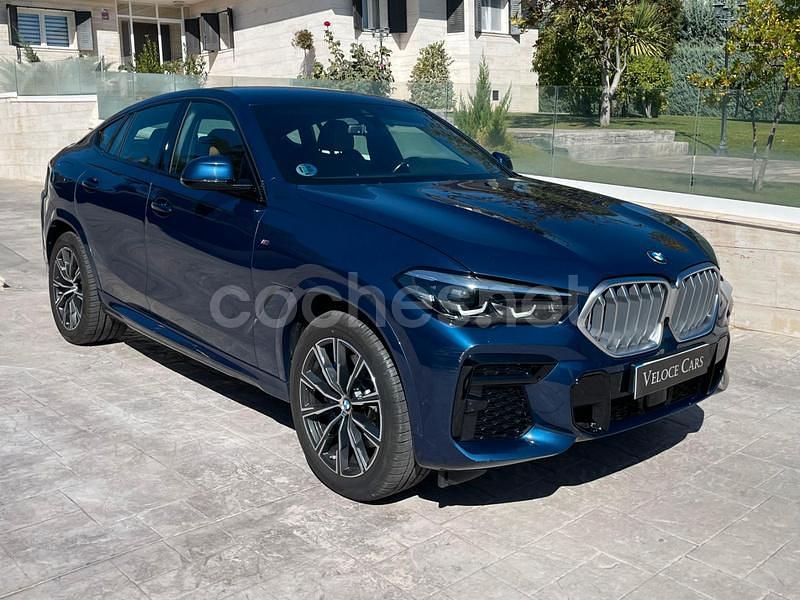 Azul Usado 2022 BMW X6 SUV | 67.990 € (Precio justo) - Imagen 1/4