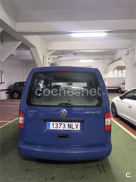 Usado VW Caddy Life 140 CV (102 kW) 2009 Azul Monovolumen