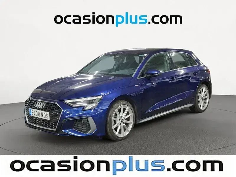 Azul Usado 2023 Audi A3 Sportback S-Line Utilitario | 24.900 € (Super precio) - Imagen 1/4