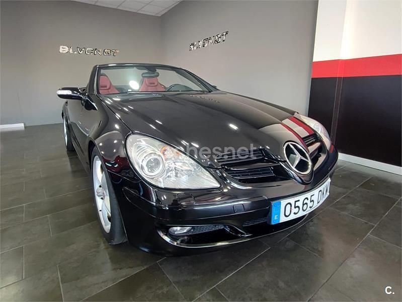 Negro Usado 2004 Mercedes SLK200 Descapotable | 11.400 € (Precio justo) - Imagen 1/1