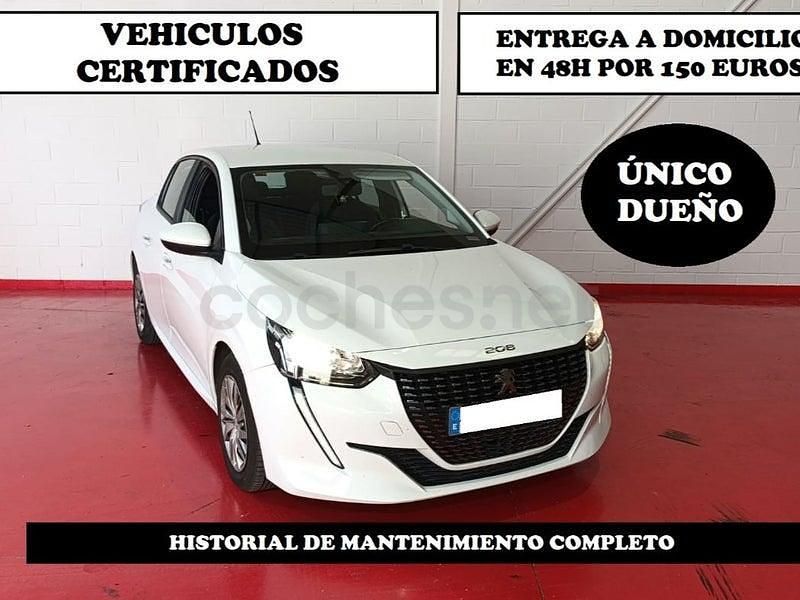 Usado Peugeot 208 Active 102 CV (75 kW) 2021 Blanco Utilitario