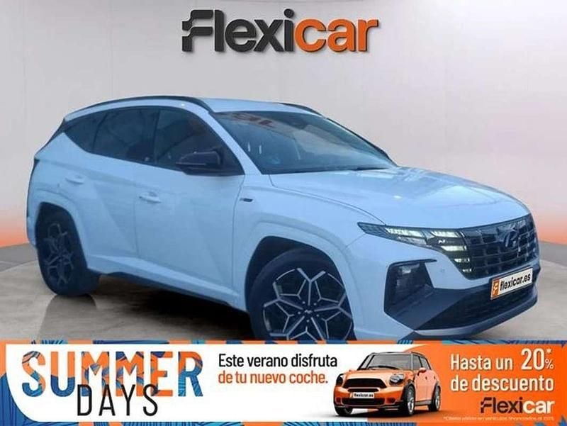 Blanco Usado 2023 Hyundai Tucson N Line SUV | 22.450 € (Precio justo) - Imagen 1/4