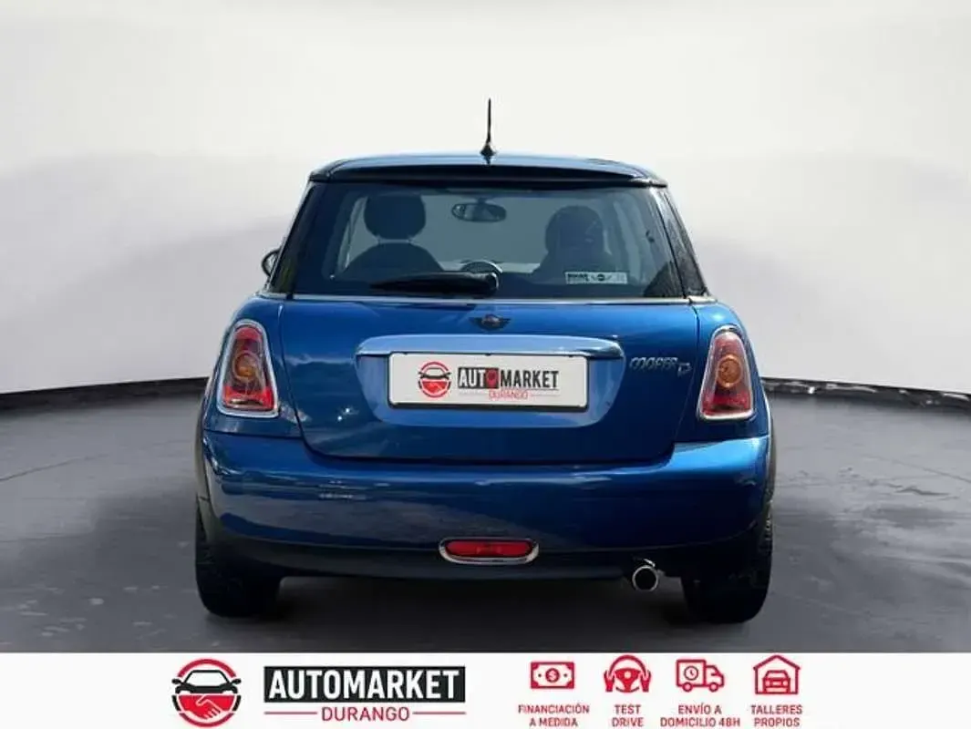 Usado Mini Cooper D 107 CV (78 kW) 2009 Azul Utilitario