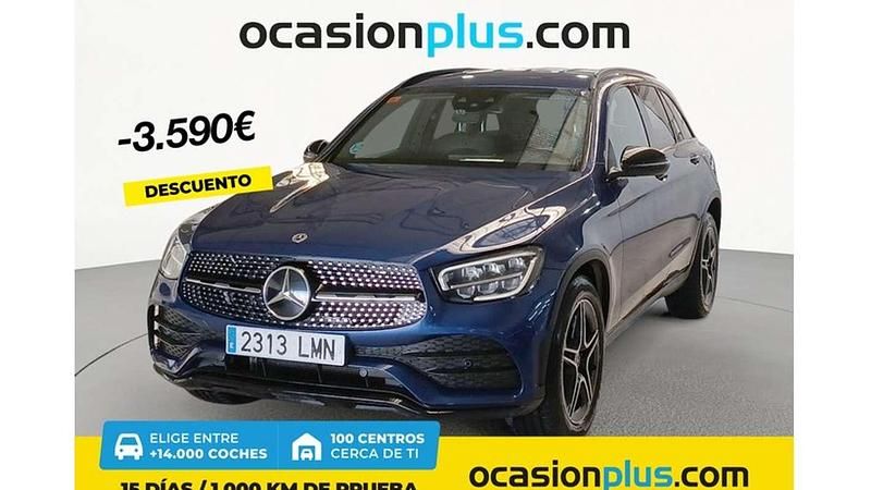 Azul Usado 2021 Mercedes GLC220 SUV | 35.900 € (Super precio) - Imagen 1/4