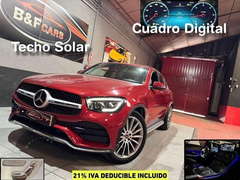Usado Mercedes GLC300 245 CV (180 kW) 2021 Burdeos Coupe