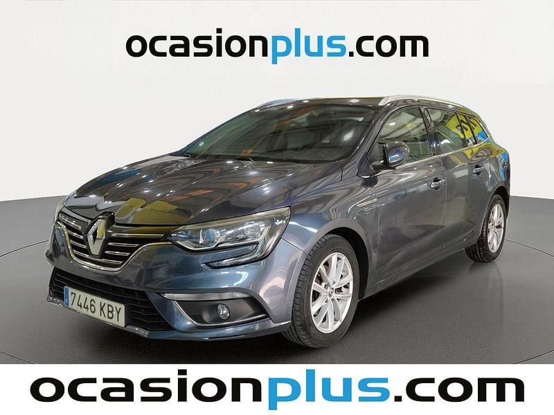 Usado Renault Mégane Zen 130 CV (95 kW) 2017 Gris Familiar